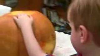 Ivan and Batman Pumpkin 2