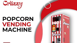 Automatic popcorn vending machine