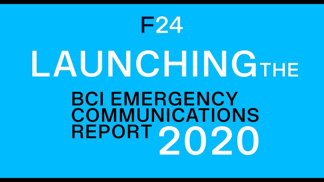 Launching The BCI Emergency Communications Report 2020 - YouTube