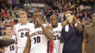 Gonzaga Men's Basketball Senior Night Speeches and Net Cutting, March 2, 2013