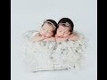 Newborn Twin Girls Photographed In Studio By Ana Brandt
