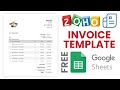 How to Create a Zoho Invoice in Google Sheets | Free Google Sheets Invoice Template