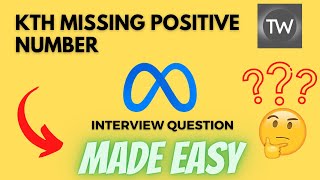 Kth Missing Positive Number - Leetcode 1539 - Python