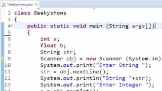 28. Getting Input from User in Java Programming (Hindi)