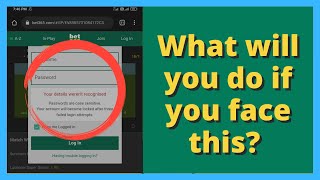 Bet365 - Your Details Weren't Recognised - Bet365 Issues - Bet365 Problems Solved - Bet365 Website