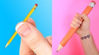 Trying 25 BRIGHT LIFE HACKS AGAINST STRESS By 5 Minute Crafts Part 2