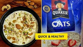 Quaker Oats With Milk Recipe In Hindi | Quaker Oats Recipe Part 2 Rads Kitchen