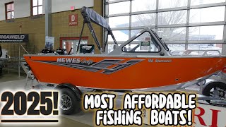 2025 MOST AFFORDABLE FISHING BOATS FROM THE WASHINGTON SPORTSMEN'S SHOW!...  Boats under $60,000!