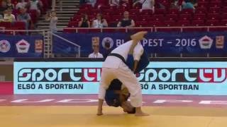 104  柔道 Judo Grand Prix Budapest  2016  Juji gatame  Aoki