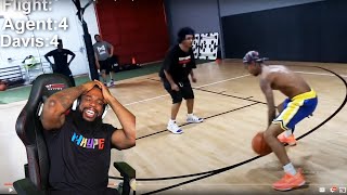 FLIGHT ONLY SCORED 1 POINT LMFAO! King of the Court vs Flight Reacts and Agent 00.. (intense)