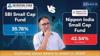 SBI Small Cap Fund Vs Nippon India Small Cap Fund | Best Small Cap Fund 2024 | Mutual Fund 2024