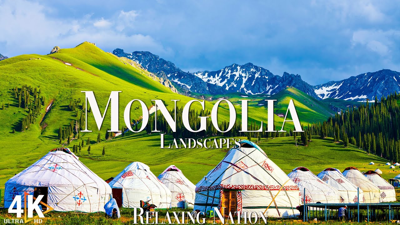 Mongolia 4K Relaxation Film - Silk Road - Peaceful Relaxing Music ...