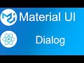 Material UI - Dialog