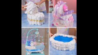 So cute! Baby shower gifts ideas with diapers! 🍼 #shorts