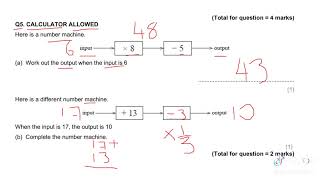 Function Machines KS3 Maths GCSE Maths Question of the Day