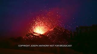 Fissure 17 from residents garden at twilight 4K