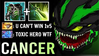 WTF 1v5 Max Attack Speed Butterfly Viper Most Toxic Hero INSANE DMG Melt Enemies Solo Win Dota 2