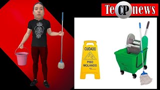 Kit Bralimpia - Carrinho Balde Profissional - Quase um ano de uso - Forma correta limpar chão