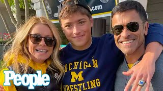 Kelly Ripa and Mark Consuelos Celebrate Son Joaquin's College Wrestling Championship Win | PEOPLE