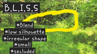 B.L.I.S.S For #wildcamping And #solocamping SAFETY.