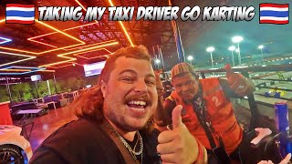 I Took My Taxi Driver Go Karting | Pattaya, Thailand