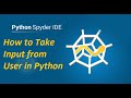 #25 Python Tutorial for Beginners | User input in Python | How to Take Input from User in Python