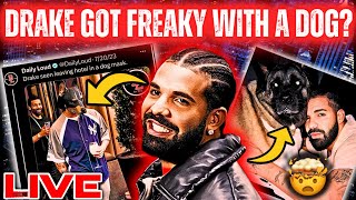 🔴Drake Accused Of R🅰️P*NG A Dog! 😳|New Pic Of Drake In All Black!|LIVE REACTION!