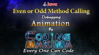 Even or Odd Method Calling | Methods in java | core java | java | Coding Maxima | Coding