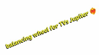 two Wheeler balancing wheel for Jupiter tvs