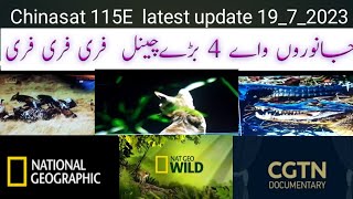 national geographic programme on chinasat 115 e latest update 19-7-2022