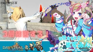 【FF14】3層練習する！女性実況】