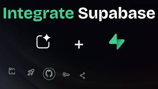 How to Integrate Supabase Backend Database into Your AI App | Google AI Studio + Supabase + GitHub