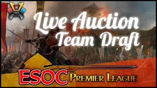 [AoE3] The ESOC Premier League Live Auction!