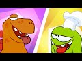 Om Nom Stories 🟢 DINOSAUR MEAL 🧀 Kedoo Toons TV - Funny Animations for Kids