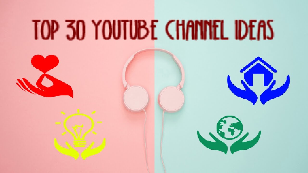 30 YouTube Channel Ideas - YouTube