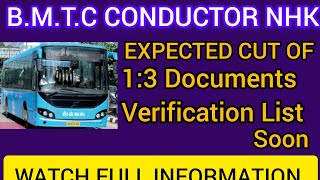 BMTC CONDUCTOR NHK 1:1 CUT OF (Expected)95%Accurate All Womens are Selected