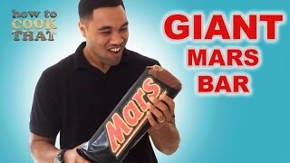 GIANT MARS BAR / MILKY WAY RECIPE How To Cook That Ann Reardon