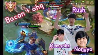 《ahq Rush 》Bacon + ahq ? Memarkz + Nongyo + Rush trio ! Darcy Jungle