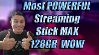 The Most Powerful Streaming Stick Ever Vidstick MAX 128GB Storage