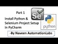 Selenium WebDriver With Python - Installation & First Code - Part 1
