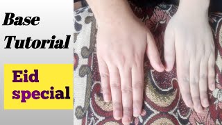 Base tutorial #hand base apply tutorial #Eid special #base apply.😍😍