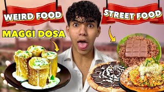 Trying Weird Food 😱Aj To Challenge War Gaya😭￼