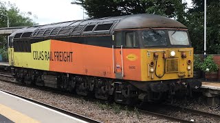 56090 Colas Rail 0Z56 light loco 10:14 running 4 minutes early Lea Road 1/8/2023