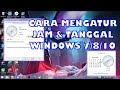 cara setting jam di komputer otomatis @galeryprakerin