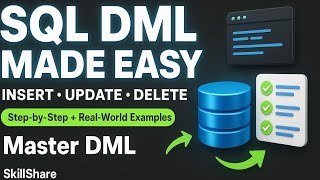 SQL DML Commands | Insert, Update, Delete Data in SQL | Beginner Friendly