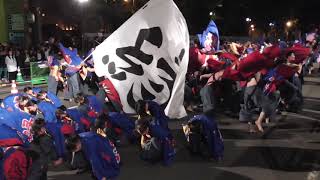 2019YOSAKOIｿｰﾗﾝ祭りｻﾀﾃﾞｰﾅｲﾄﾊﾟﾚｰﾄﾞ北海道大学”縁”