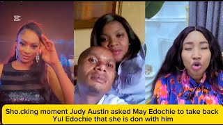 Sho.cking moment Judy Austin asked May Edochie to take back Yul Edochie that she is don with him