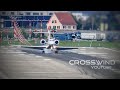 10X Crosswind Landing RWY28 LiveATC Zurich Airport 27.09.2024 #GLF5