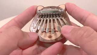 カリンバ ミニ(親指ピアノ) トトロ風 8鍵 / Kalimba mini sound sample