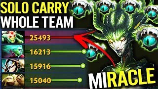 Miracle Medusa EPIC Solo NetWorth Insane Carry game Dota 2